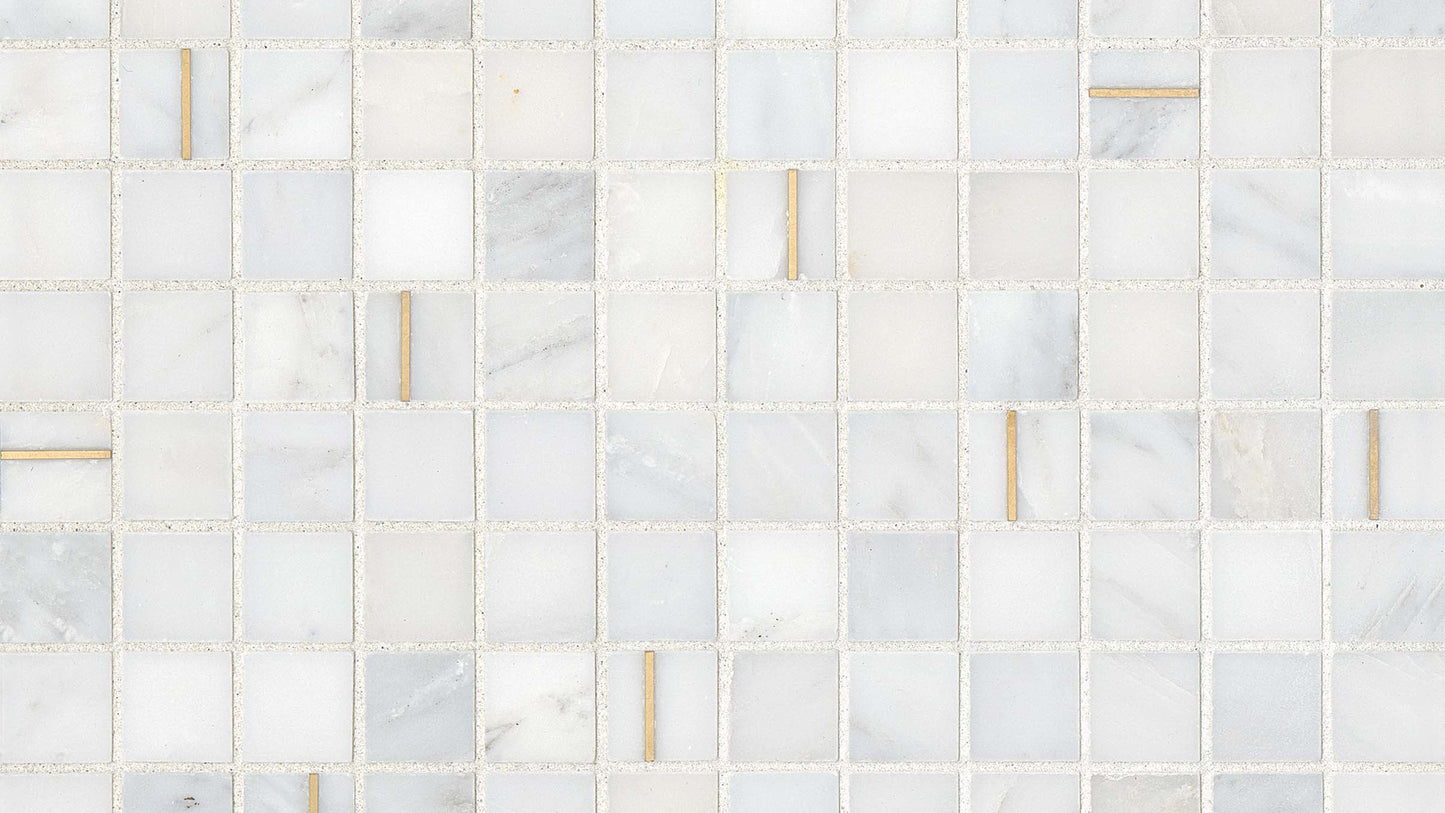 Ferrara 1" Square Mosaic Tile