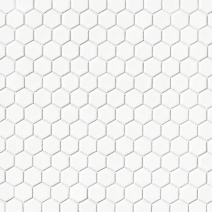 Le Café 1" x 1" Gloss Hexagon Mosaic Tile