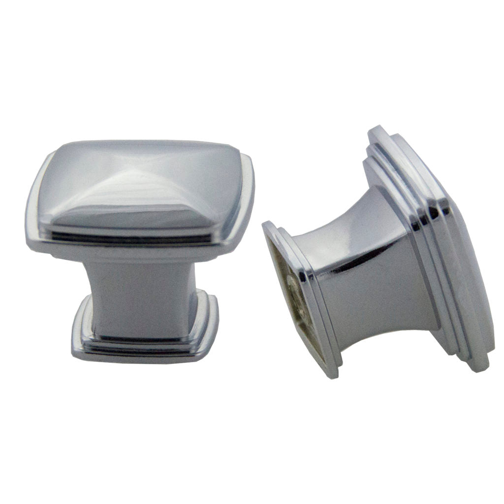 1-Inch Carson Kitchen & Bath Cabinet Square Knob