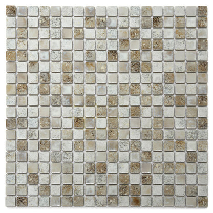 Micro Mosaic Tile, Mesh Mounted, Sold by the Piece