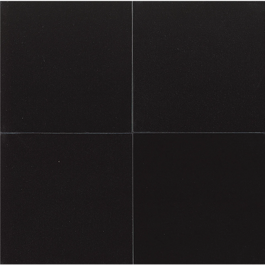 Honed black 24" x 24" Wall and floor tile