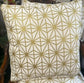 Gold Patterned Decorative Pillow