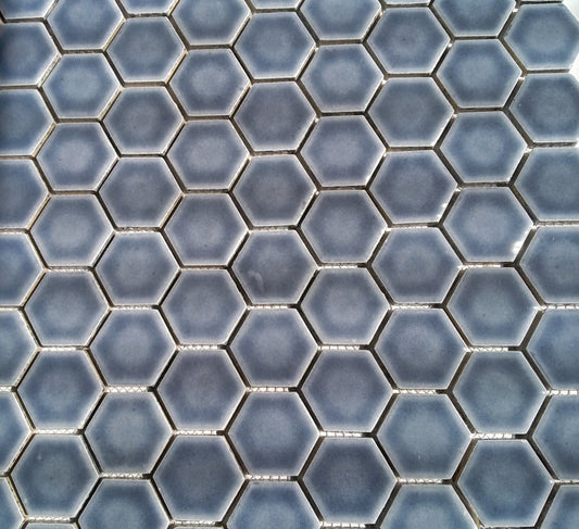 Provincetown Hexagon Mosaic Tile - CLEARANCE - 7 PIECES