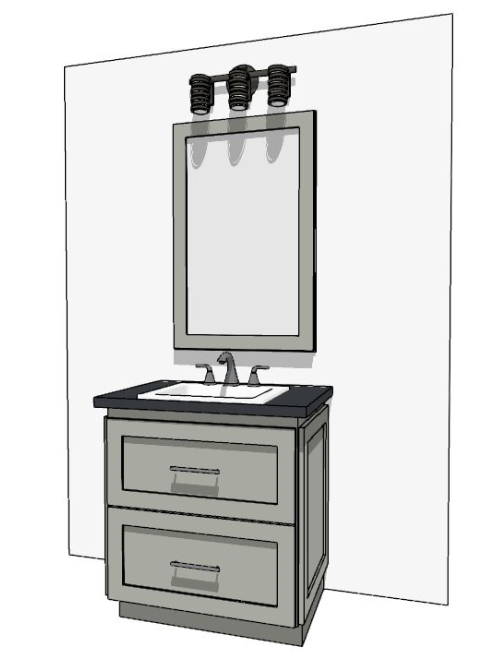 25"-36" Custom Vanity | Design Yours Below