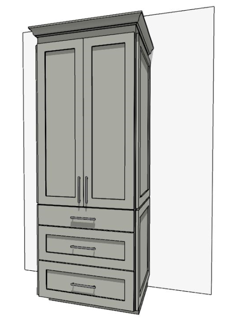 25"-36" Custom Cabinetry | Design Yours Below