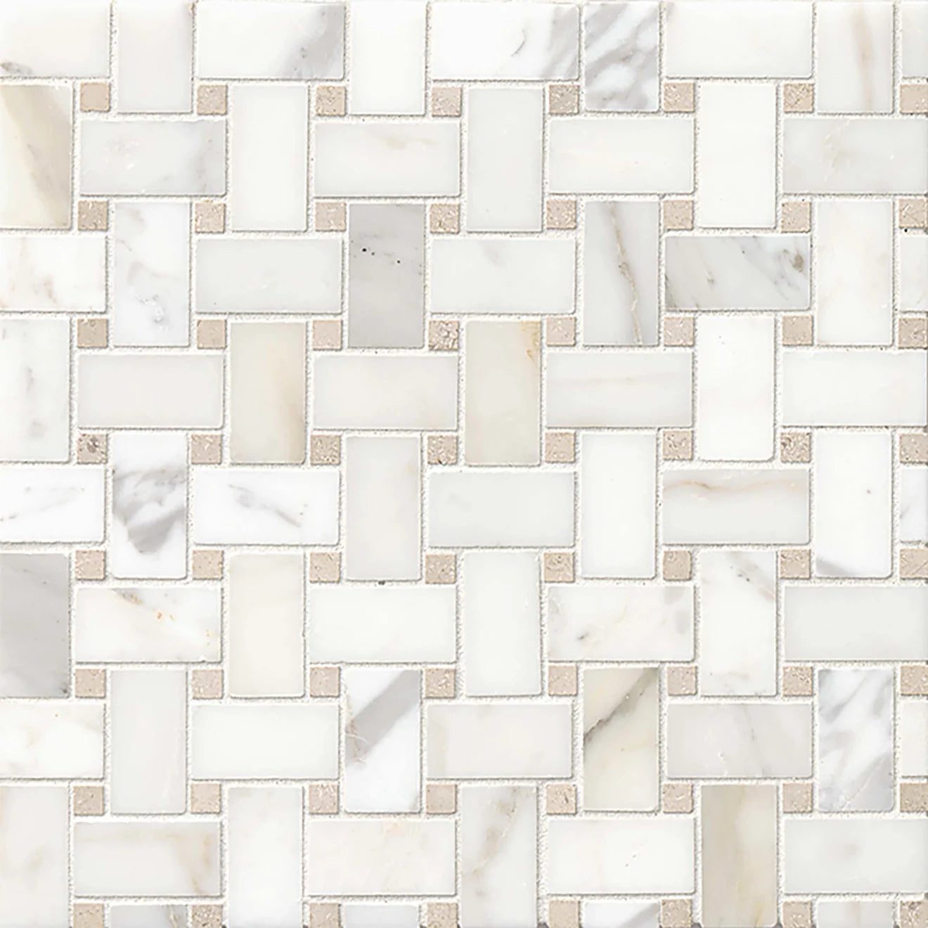 Ashbury Basket Weave Floor & Wall Mosaic Tile