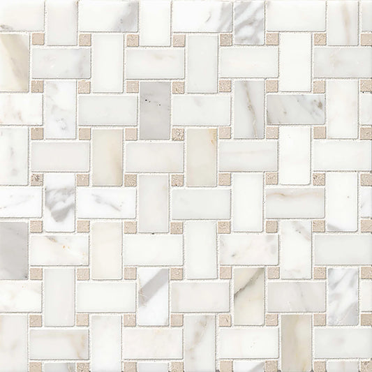 Ashbury Basket Weave Floor & Wall Mosaic Tile