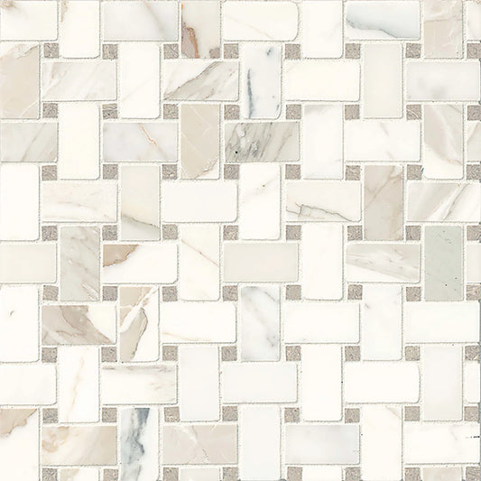 Hillcrest Basket Weave Floor & Wall Mosaic Tile