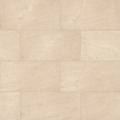 Crema Marfil Select Marble 12" x 24" Wall Tile