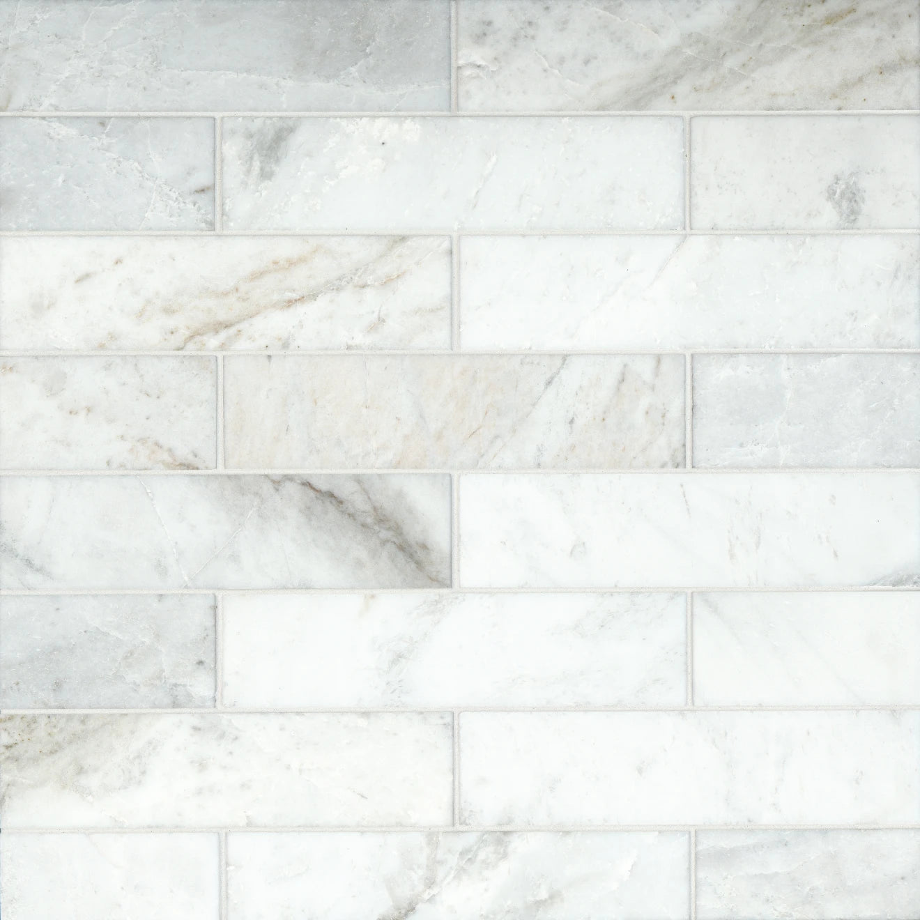 Glorious White 3" x 12" Floor & Wall Tile