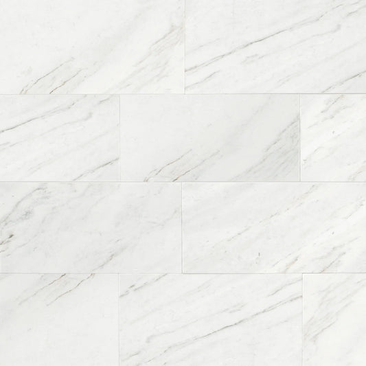 Glorious White 12" x 24" Floor & Wall Tile