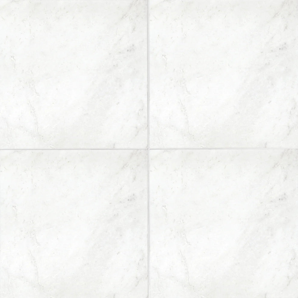 Glorious White 24" x 24" Floor & Wall Tile – Wide Canvas