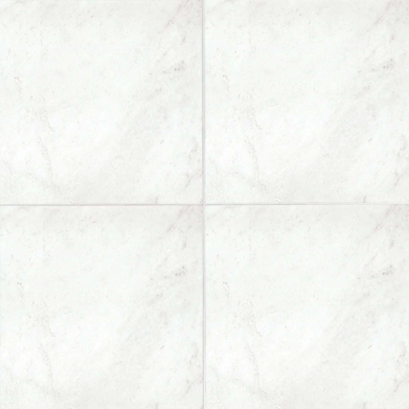 Glorious White 18" x 18" Floor & Wall Tile