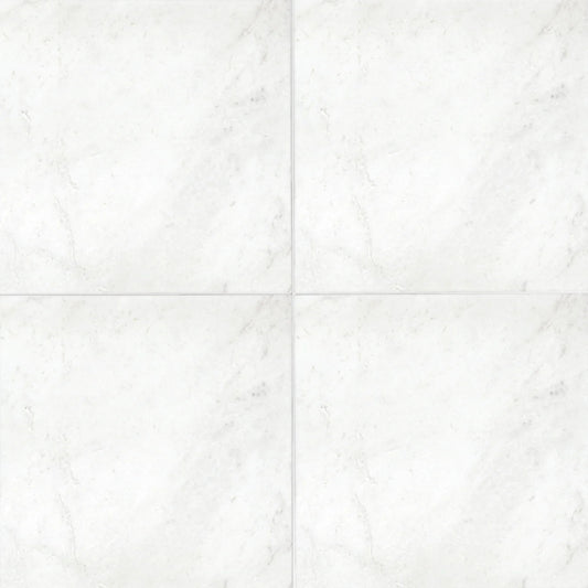 Glorious White 18" x 18" Floor & Wall Tile