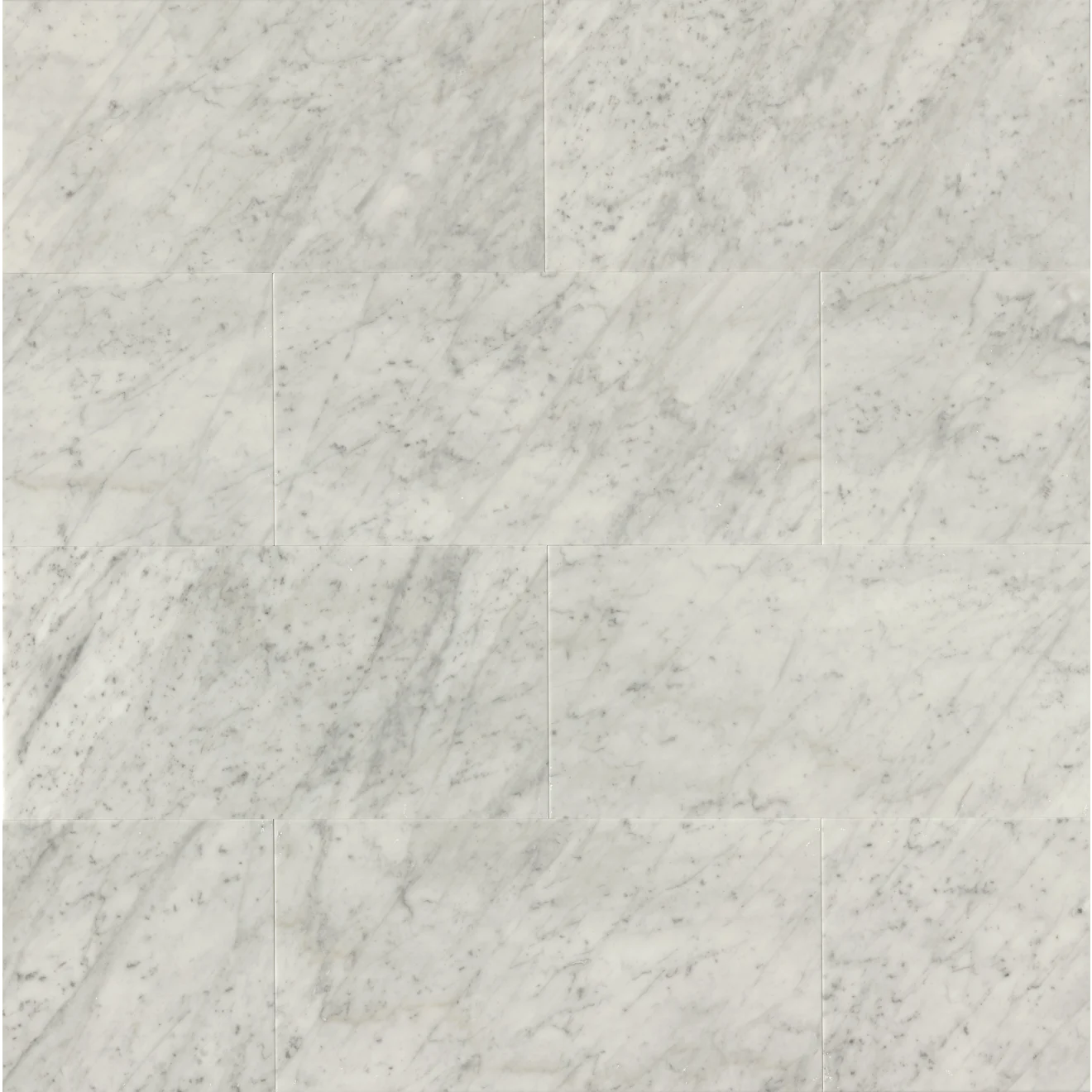 White Carrara Floor & Wall 12" x 24" Tile