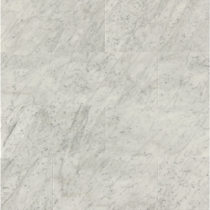 White Carrara Floor & Wall 18" x 36" Tile