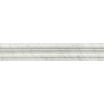 White Carrara 2" x 12" Trim Tile