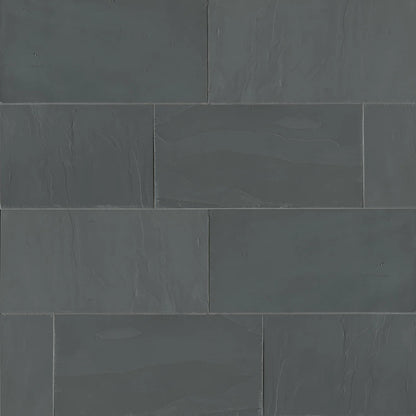 Andhra Black 12" x 24" Floor & Wall Tile