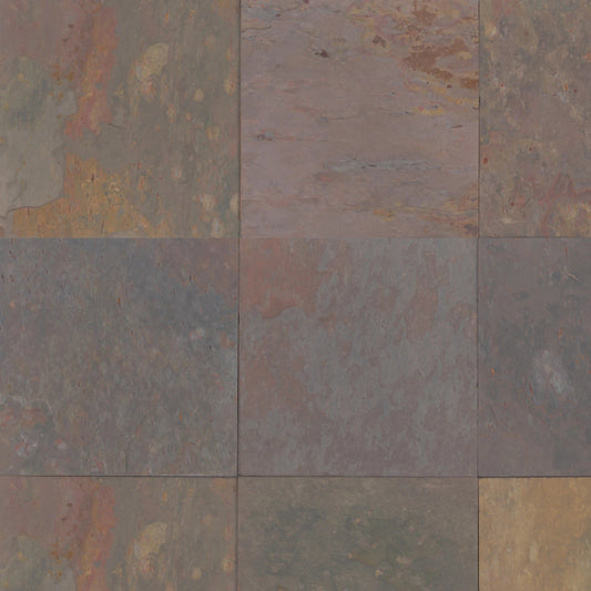 Rajah Multicolor 16" x 16" Floor Tile