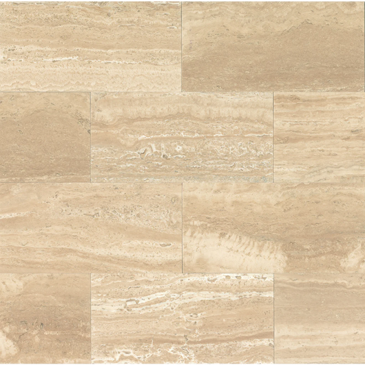 Aymaran Cream Vein-Cut 12" x 24" Floor & Wall Tile