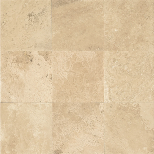 Aymaran Cream 18" x 18" Cross Cut Floor & Wall Tile