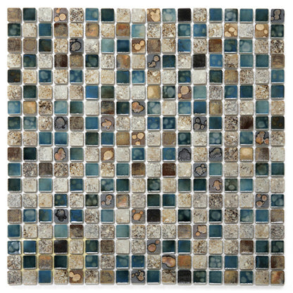 Micro Mosaic Tile, Mesh Mounted, Sold by the Piece