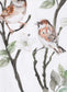 Bird & Botanical Patterned Tea Towel